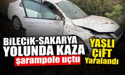 Bilecik-Sakarya Yolunda Kaza: Yaşlı Çift Yaralandı