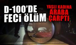 D-100’de Feci Ölüm: Yaşlı Kadına Araba Çarptı!
