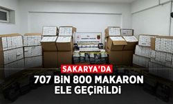 707 Bin 800 Makaron Ele Geçirildi