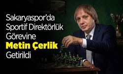 Sakaryaspor’da Sportif Direktörlük Görevine Metin Çerlik Getirildi
