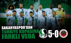 Sakaryaspor'dan Farklı Veda: 5-0