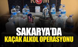 Sakarya'da Kaçak Alkol Operasyonu!