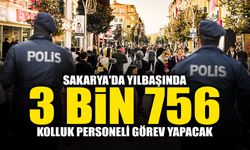 Sakarya'da Yılbaşında 3 bin 756 Kolluk Personeli Görev Yapacak