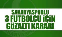 Bahis Operasyonunda Sakaryasporlu 3 İsim İçin Gözaltı!