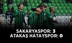 Sakaryaspor: 3 - Atakaş Hatayspor: 0