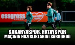 Sakaryaspor, Hatayspor Maçının Hazırlıklarını Sürdürdü