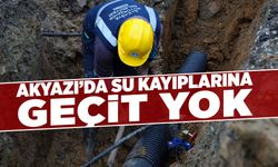 Akyazı'da Su Kayıplarına Geçit Yok!
