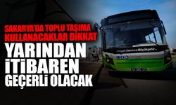 Sakarya Ulaşımında Yeni Tarife: Yarından İtibaren Geçerli!