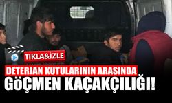Deterjan Kutularının Arasında Göçmen Kaçakçılığı!