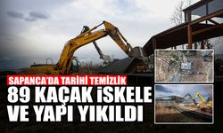 Sapanca’da Tarihi Temizlik: 89 Kaçak İskele ve Yapı Yıkıldı!