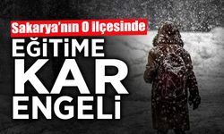 Sakarya’nın O İlçesinde Eğitime Kar Engeli!