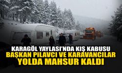 Karagöl Yaylası’nda Kış Kabusu!