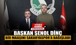 Başkan Şenol Dinç Bir Maaşını Sakaryaspor'a Bağışladı