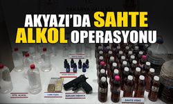 Akyazı’da Sahte Alkol Operasyonu!