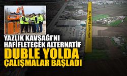 Başkan Alemdar İnceledi: Duble Yolda Çalışmalar Başladı