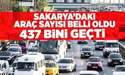 Sakarya'daki Araç Sayısı 450 Bine Yaklaştı!