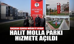 Halit Molla Parkı Hizmete Açıldı