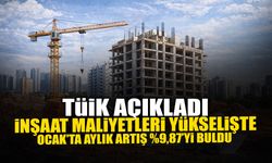 TÜİK Açıkladı: İnşaat Maliyetleri Yükselişte