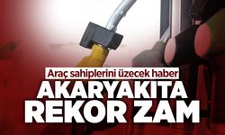 Araç Sahiplerini Üzen Haber: Akaryakıta Rekor Zam!