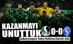 Sakaryaspor Kazanmayı Unuttu: Sakaryaspor 0-0 Sarıyerspor