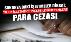 30 Nisan’a Kadar Bildirmeyen İşletmelere Para Cezası