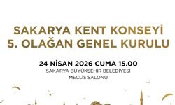 Sakarya Kent Konseyi 5. Olağan Genel Kurulu 24 Nisan’da