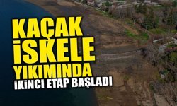 Kaçak İskele Yıkımında İkinci Etap Başladı