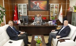 SATSO Başkanlarından Çevre, Şehircilik ve İklim Değişikliği İl Müdürü Hasan Mehmet Kuyumcu’ya Ziyaret