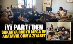 İYİ Parti'den Sakarya Radyo Mega ve Adatavır'a Ziyaret