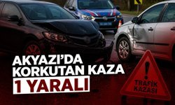 Akyazı’da Trafik Kazası: 1 Kişi Yaralandı