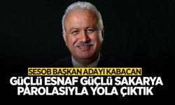 Kabacan: Güçlü Esnaf Güçlü Sakarya Parolasıyla Yola Çıktık
