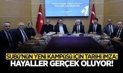 SUBÜ’nün Yeni Kampüsü İçin Tarihi İmza