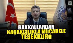Bakkallar Odasından Kaçakçılıkla Mücadele Teşekkürü