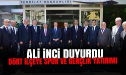 Ali İnci Duyurdu: Dört İlçeye Spor ve Gençlik Yatırımı