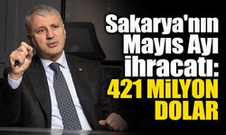 Sakarya'nın Mayıs Ayı İhracatı 421 Milyon Dolar Oldu