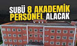 SUBÜ 8 Akademik Personel Alacak