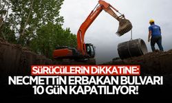 Necmettin Erbakan Bulvarı Tek Yönlü Trafiğe Kapatılıyor