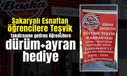 Takdirname Getiren Öğrencilere Dürüm + Ayran Hediye