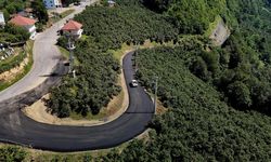 Sakarya'nın Kuzeyinde Asfalt Çalışmaları Devam Ediyor