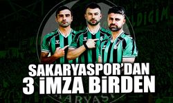 Sakaryayaspor Transferde Sessizliği Bozdu: 3 İmza Birden!