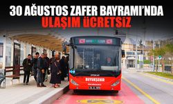 30 Ağustos Zafer Bayramı’nda Ulaşım Ücretsiz
