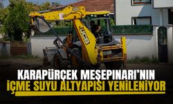 Karapürçek Meşepınarı’nın İçme Suyu Altyapısı Yenileniyor