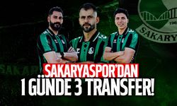 Sakaryaspor'dan 1 Günde 3 Transfer!