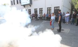 Büyükşehir Çalışanlarına Yangına Karşı Uygulamalı Eğitim