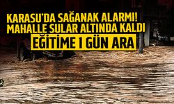 Mahalle Sular Altında Kaldı: Eğitime 1 Gün Ara Verildi!
