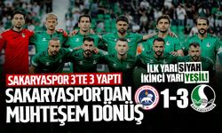 İlk Yarı Siyah, İkinci Yarı Yeşil: Sakaryaspor 3’te 3 Yaptı