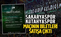 Sakaryaspor-Kütahyaspor Maçının Biletleri Satışta