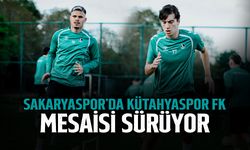 Sakaryaspor’da Kütahyaspor FK Mesaisi Sürüyor