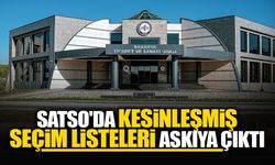 SATSO'da Kesinleşmiş Seçim Listeleri Askıya Çıktı