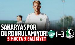 Sakaryaspor Durdurulamıyor: 5 Maçta 5 Galibiyet